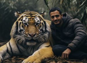 Click Photos with Tiger in Phuket