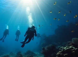 Scuba Diving With Sharks